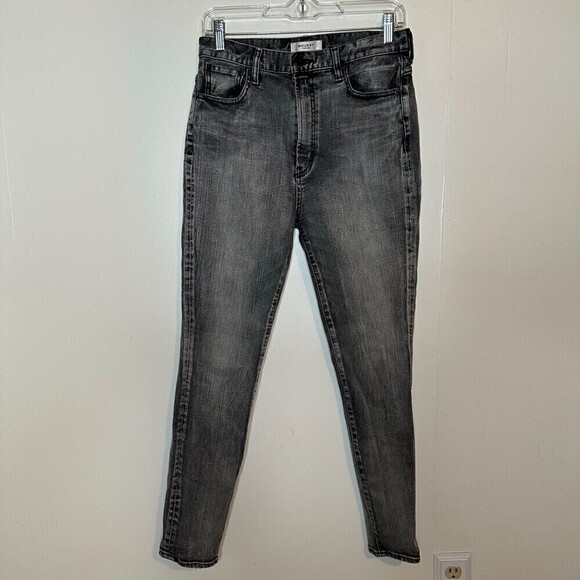 Moussy Vintage Carmel Rebirth Skinny Hi in Grey High Rise Size 29 - Picture 5 of 10